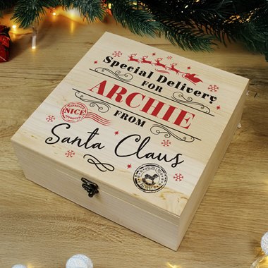 Personalised Special Delivery Christmas Eve Box