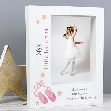 Personalised Swan Lake Ballet 5x7 Box Photo Frame