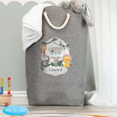 Personalised Tiny Tatty Teddy Jungle Animals Storage Bag