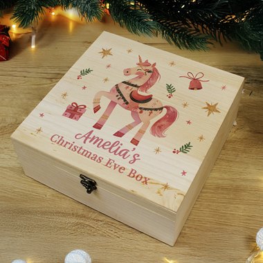 Personalised Unicorn Christmas Eve Box