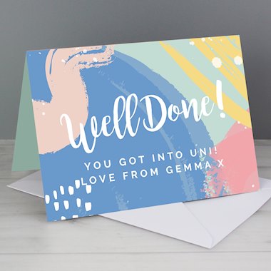 Personalised Well Done! Card