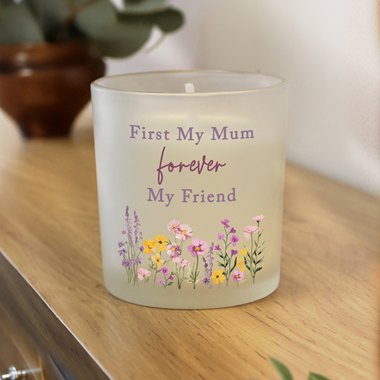 Personalised Wild Flower Jar Candle