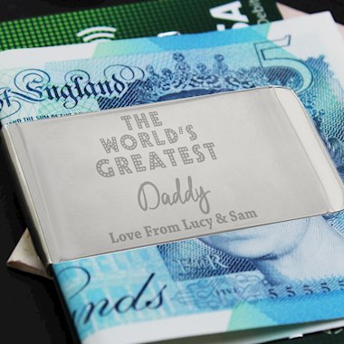 Personalised Worlds Greatest Money Clip