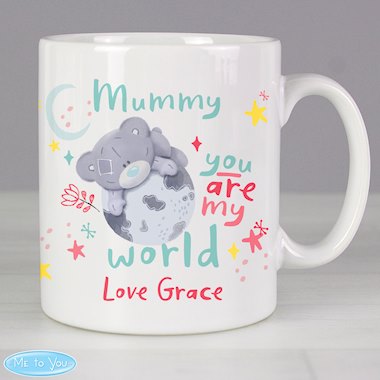 Personalised You Are My World Me To You Mug