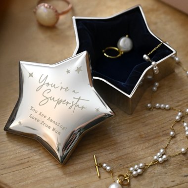 Personalised Youre a Superstar Trinket Box