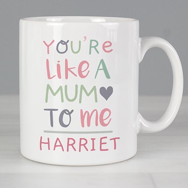 Personalised Youre Like a Mum to Me Mug