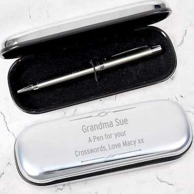 Personalised Scroll Pen and Box Set