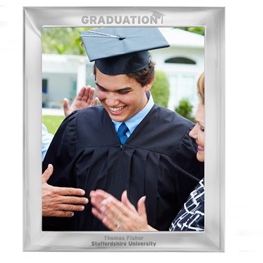 Personalised Silver 8x10 Graduation Photo Frame